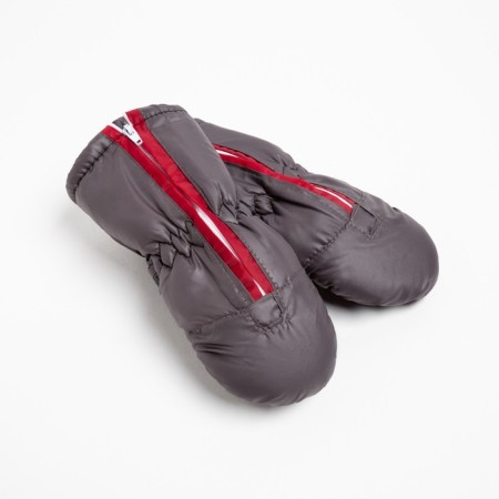 Winter children's mittens minku, color in brown, river 16-17 (20 cm)