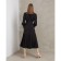 Women's dress minku: classic color black, size 42
