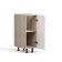 Cabinet floor Angelica 300x510x820 dairy oak/ash