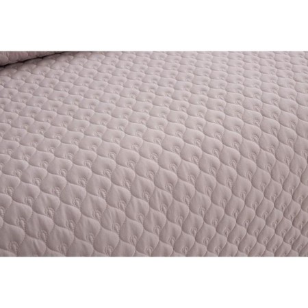 A set with a bedspread "Roxalan", size 160x220 cm, 50x70 cm, color tea rose-4