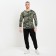 Male longling, green camouflage/pixel mix, size 54