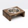 The stand is single with bowls, metal 16 x 14.5 x 6.5 cm 450 ml