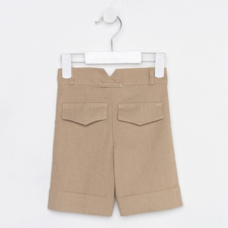 Shorts for the boy Minaku: Casual Collection Beige color, height 98-10