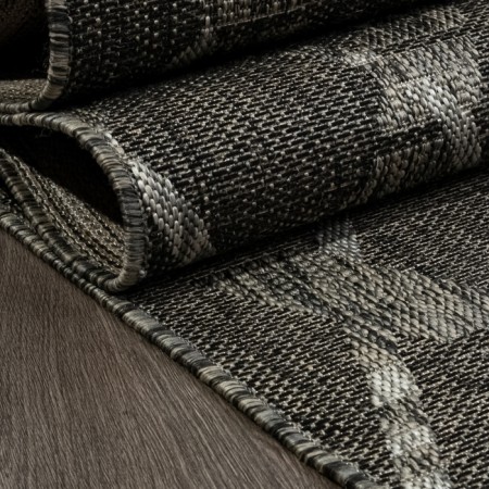 Rectangular carpet Merinos Kair, size 200x290 cm, Gray color-3