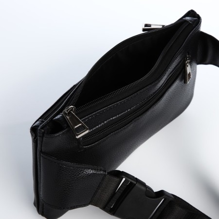 Board belt on lightning, 2 external pockets, black color-5