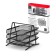 Paper tray horizontal 3-level Erich Krause Steel, assembly, metal mesh, black