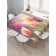 Groundpress on the table "Field of tulips", rectangular, Saten, size 145x180 cm