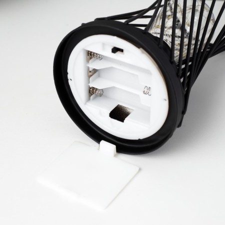 Jero nightlight LED from batteries 3haa black 10x10x18.5 cm Risalux-5
