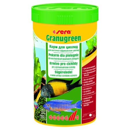 Sera Granugreen food for herbivorous cichlids, 250 ml, 135 g