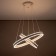 Suspended Citilux “duet” CL719640, 60x60x17 cm, 1x108W, LED, white color