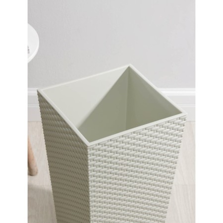 Kashpo for flowers with an insert "Rotang", 21 l (11.2 l), white color-2