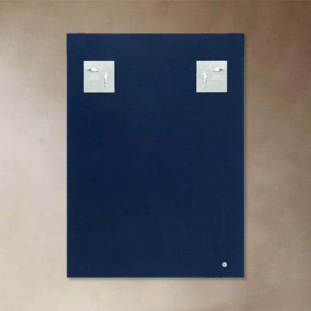 Mirror, wall -mounted, with sandblasting graphics, with a shelf, 52 × 70 cm-3