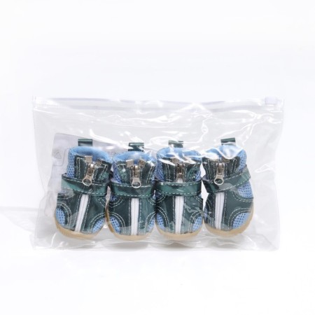 Moto boots, set 4 pcs, 2 size (4.4 x 3.4 cm), blue-7