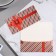 Money envelope "Universal" bow, gray stripes