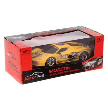 Radio -controlled machine "Sports", works from batteries, mix-6