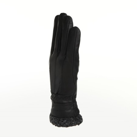 Male gloves, size XL, with insulation, black color-1