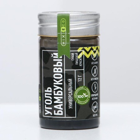 Natural Mixie dye "Bamboo coal", 12 g