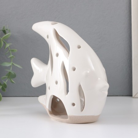 Ceramics Ceramics "Fish Scalaria" sand-white 18.3x7.3x16 cm-5