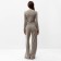 Female set (pants, jumper) mist, size 44, gray color