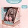Soft toy "Bunny Li", with a book, girl