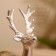 Souvenir "Deer" aluminum 12x6x15 cm
