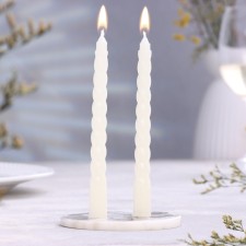 Set of candles of twisted, 1.5x 15 cm, 2 pieces, aroma vanilla