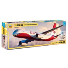 The prefabricated model “Passenger airliner Tu-204-100” Star, 1/144, (7023)