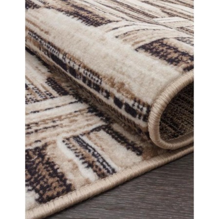 Rectangular carpet Merinos Sierra, size 300x400 cm, color-brown color-1