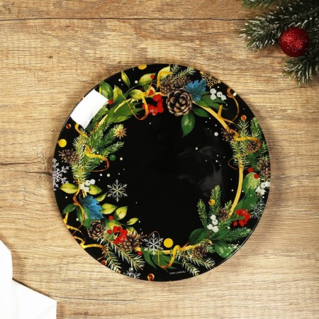 Glass of glass New Year's expensive attention "Winter Stories", 20 cm-1