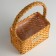A set of wicker baskets, sequoia, 23x14.5x13.5/31 cm, 20x11.5x13/28 cm, 2 pcs.