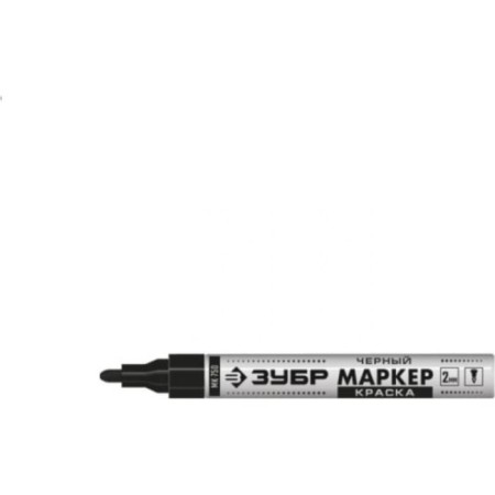 Marker permanent bison professional 06325-2, round, black, 2-4 mm