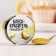 Glitter Kandurin "Yellow" for desserts and drinks, water -soluble, 5 g.