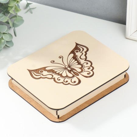 Casket "Butterfly" 17x14x3 cm