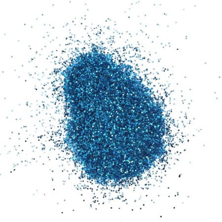 Decorative sparkles Luxart luxglitter (dry), 20 ml, size 0.2 mm, blue-2