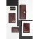 TEXTURA passport cover, burgundy color