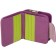 A button wallet. Card (8)/coins/bill, lilac color 10x10.5x3.5cm