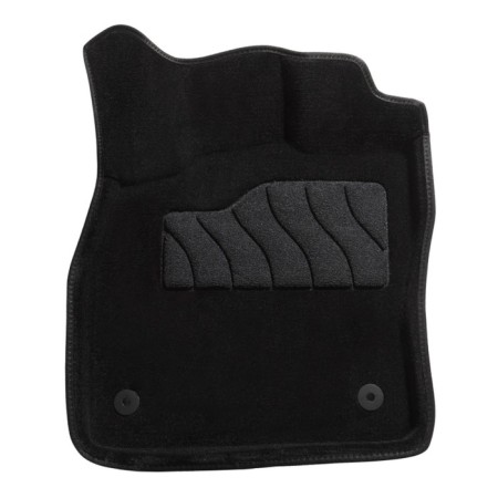 Pile rug for Skoda Superb III, 2015-, black-1