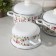 Set of pan “Chinese rose”, 3 subjects: 1.5 l, 2 l, 3 l, enameled covers, induction