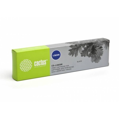 Ribbon cartridge Cactus CS-LQ630 Black for Epson LQ-630K/635K/730K