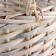 Wicker basket, d30x12xh30 cm, white, willow