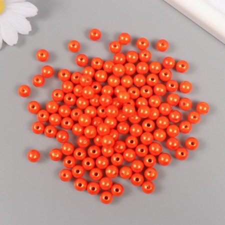 Set of beads "Pearls" d 8 mm, 250 gr, carrot