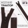 Lightning "Tractor", No. 8, detachable, automatic lock, 80 cm, brown color