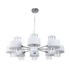Suspended chandelier Arte Lamp Fantasia A4076LM-8CC, E14, 8x40 W, 86x86x22 cm, chrome