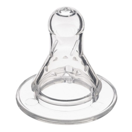Silicone nipple on a bottle, +6 months, fast stream (x), packing 20pcs-1