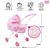 Pink doll stroller