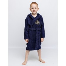 Baby robe, height 128 cm, dark blue color