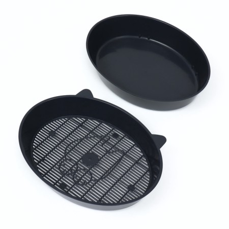 Toilet with a mesh "Kisa", 36 x 27 x 6 cm, gray mix-5