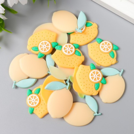 Decor for creativity rubber "Lemonchiki" set 16 pcs mix 2.3x3 cm-1
