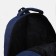 A backpack with a zipper, 2 external pockets, blue color