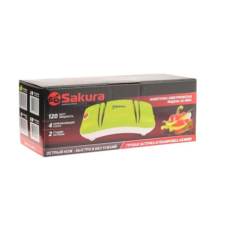 Sakura SA-6604GR knives sharpener, electric, 120 watts, green-8